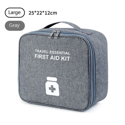 Mini Portable Medicine Storage Bag Empty Travel First Aid Kit Medicine Bags Organizer Outdoor Emergency Survival Bag Pill Case