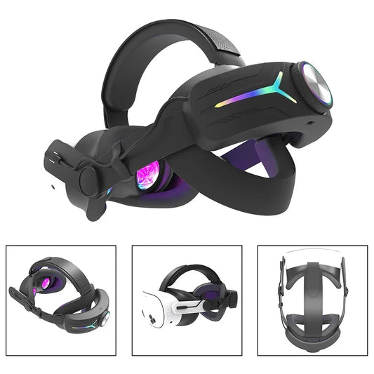 Adjustable Battery Head Strap For Meta For Quest 3s Fast Charging & Comfort Extend Playtime VR Accessories