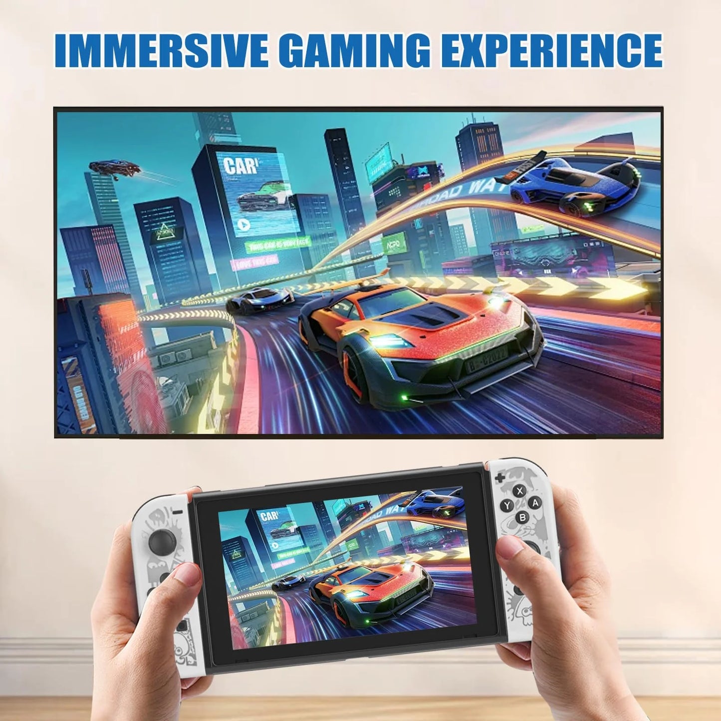 BT 5.2 Joy Controller RGB LED Switch L/R Joypad for Nintendo Switch/Lite/Oled JoyCon Gamepads Joystick with Dual Vibration