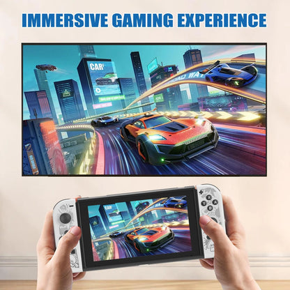 BT 5.2 Joy Controller RGB LED Switch L/R Joypad for Nintendo Switch/Lite/Oled JoyCon Gamepads Joystick with Dual Vibration