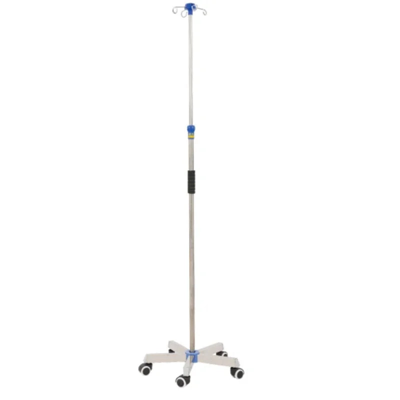 MT Medical China Factory Mobile Iv Drip Stand Height Adjust  Pole