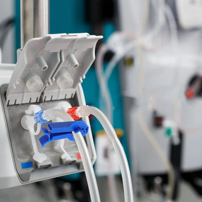 Peritoneal Dialysis Supplies Permeable Pipe Clamp Accessories Bathroom Blue Abs