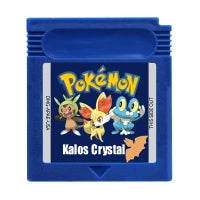 GBC Game Cartridge Pokemon Series Black White Genesis Creepy Black Dark Energy 16 Bit Video Game Console Card