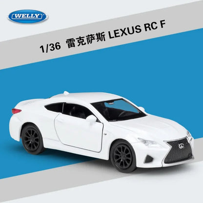 WELLY 1:36 LEXUS RC F High Simulation Diecast Car Metal Alloy Model Car Toys for Children Gift Collection B172