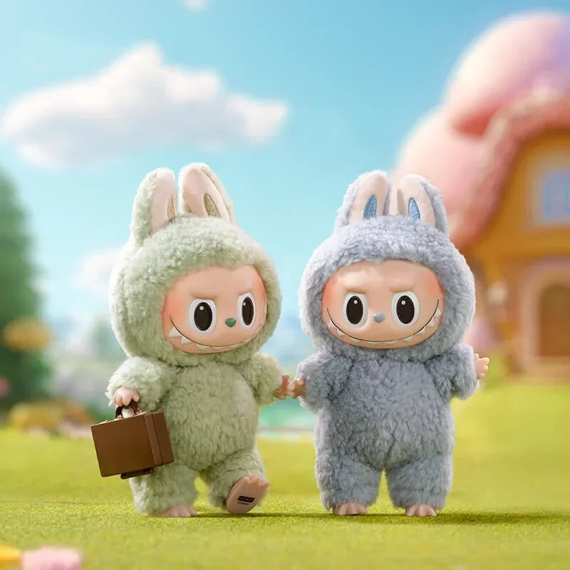 Genuine Labubu Heartbeat Macaron Face Series Blind Box Trendy Play Cute Handmade Model Collection Pendant Mystery Box Xmas Gifts