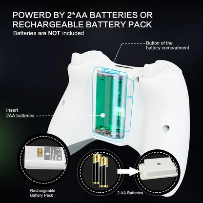 Gamepad For Xbox 360  Wireless Vibration Joystick For Microsoft PC Console Compatible with Windows 7 8 10 Game Controller