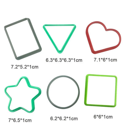 Children Dough Tool Set 3D Plastic Mold And Dough Clay Knife Mold Boys And Girls DIY Toy Cutting Roller And Game Accessories