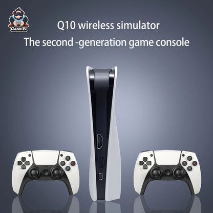 Hot Q10 3D Game Stick 128G Video game console retro 4K home console 2.4G doubles Wireless game controller supporting For PSP