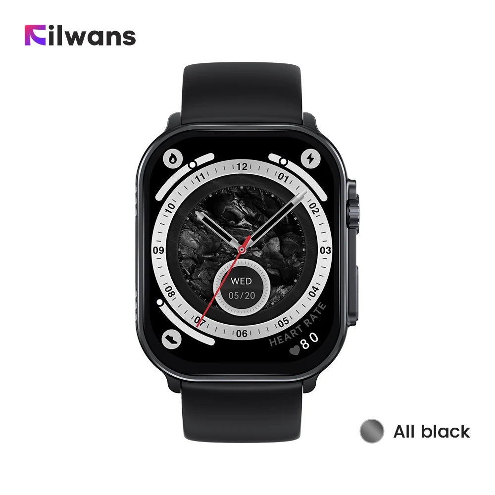 Filwans GTS Smart Watch 2024 Men Women IP68 Waterproof Swimming Sports Health Smartwatch AMOLED Display Watches Bluetooth Call