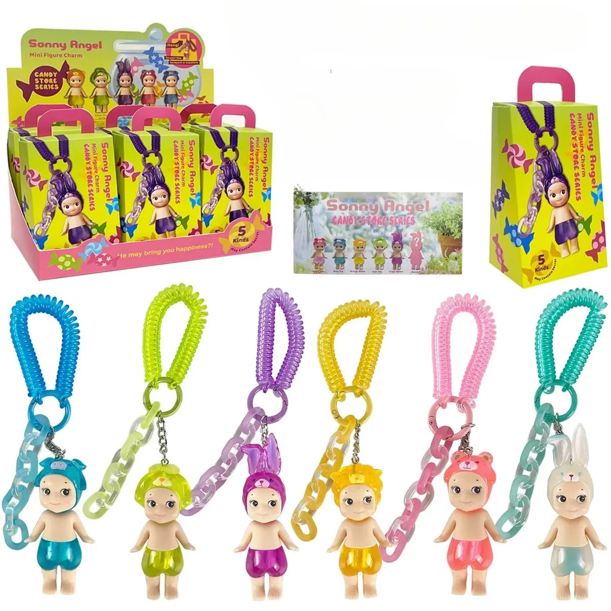 1Set Sonny Angel Blind Box 20th XMAS Love Hippers Back Dreaming Fruit Vegetable Series Toys Adult Figure Doll Valentine's Day