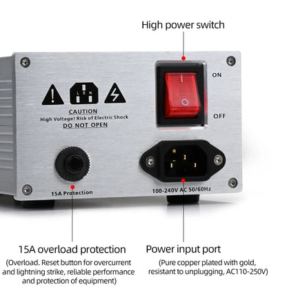 ATAUDIO Hifi Power Filter High-End Audio Noise-free  Power Outlet With 6 Universalfor 4 US Plug for HiFi Audio Equipment