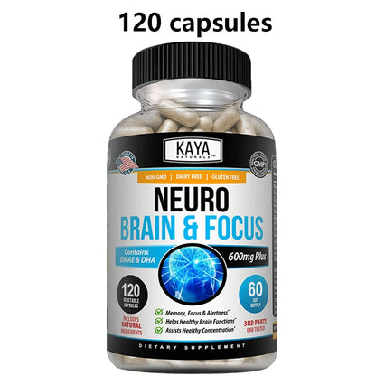 Helps Improve Cognitive Performance, Stress Relief and Brain Memory, Concentration and IQ Supplemen