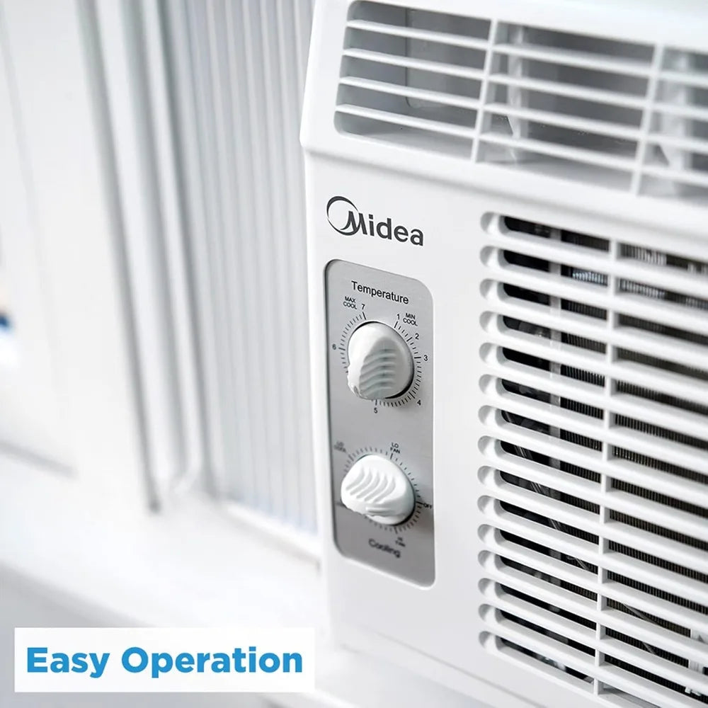 EasyCool Small Window Air Conditioner - Cool up to 150 Sq. Ft. with Easy-to-Use Mechanical Controls