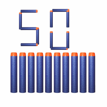 Refill Darts Bullets EVA Soft Hollow Hole Head Bullet Guns Accessories For Nerfs N-strike Elite Series Blasters Toy For Children