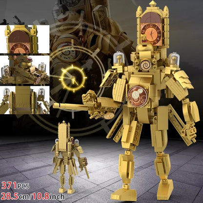 New Skibidi Toilet Weapon Titan TVMan Figure Building Block Toys For Boy Speakerman Bricks DIY Model Toy For Kid Adult Xmas Gift