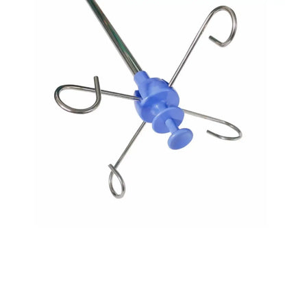 Hospital bed accessories stainless steel medical hospital Iv pole stand  pole