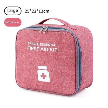 Mini Portable Medicine Storage Bag Empty Travel First Aid Kit Medicine Bags Organizer Outdoor Emergency Survival Bag Pill Case
