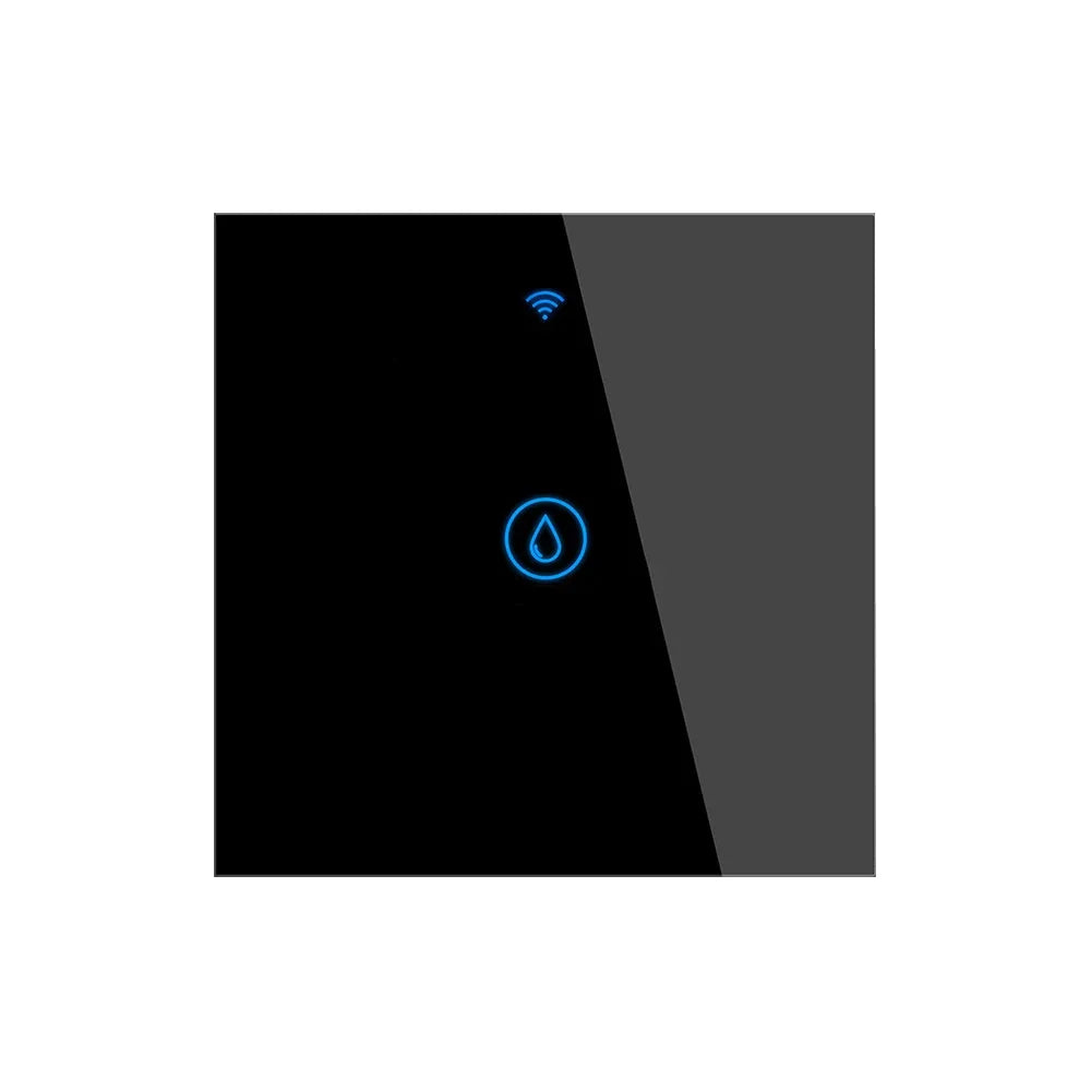 Smart Water Heater Switch 20A/40A WiFi Boiler Touch Screen Switch,Neutral Wire Require APP Remote Control with Alexa Google Home