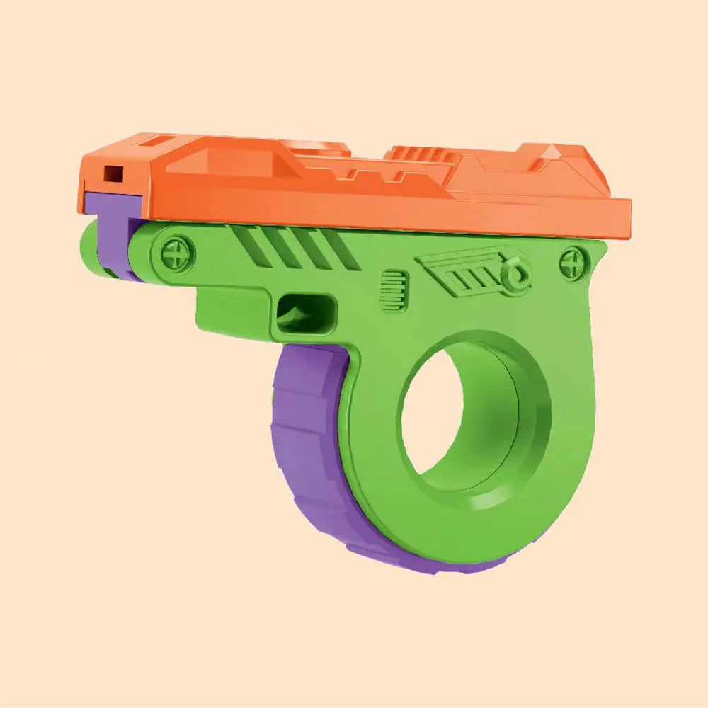 Stress Reducing Safe Toys Gun Pistol For Kids Whistles Multiple Colors Relaxation Toy Gun Age 3+