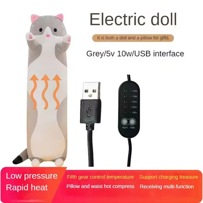 USB Heating Pad Period Heated Pillow Menstrual Colic Heater Cramps Period Neck Shoulder Pain Relief Hot Compress Heating Pad