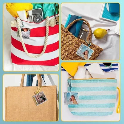 1pcs Custom mini CD case NFC Play songs DIY Artist Singer Music CD Smart Keychain Backpack decorative hangings