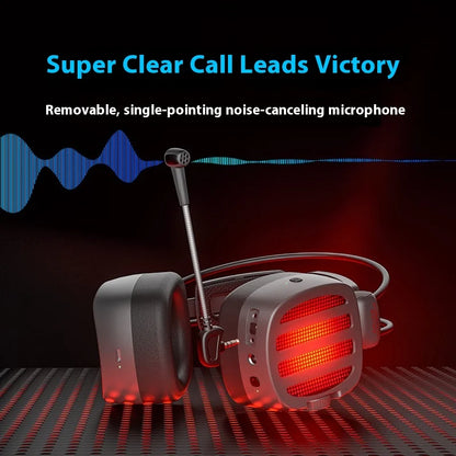 Xiberia S21 GS Headphones With Detachable Noise Cancelling Mic 4-Mode Long Endurance Ultra Low Latency Custom Gaming Headphones