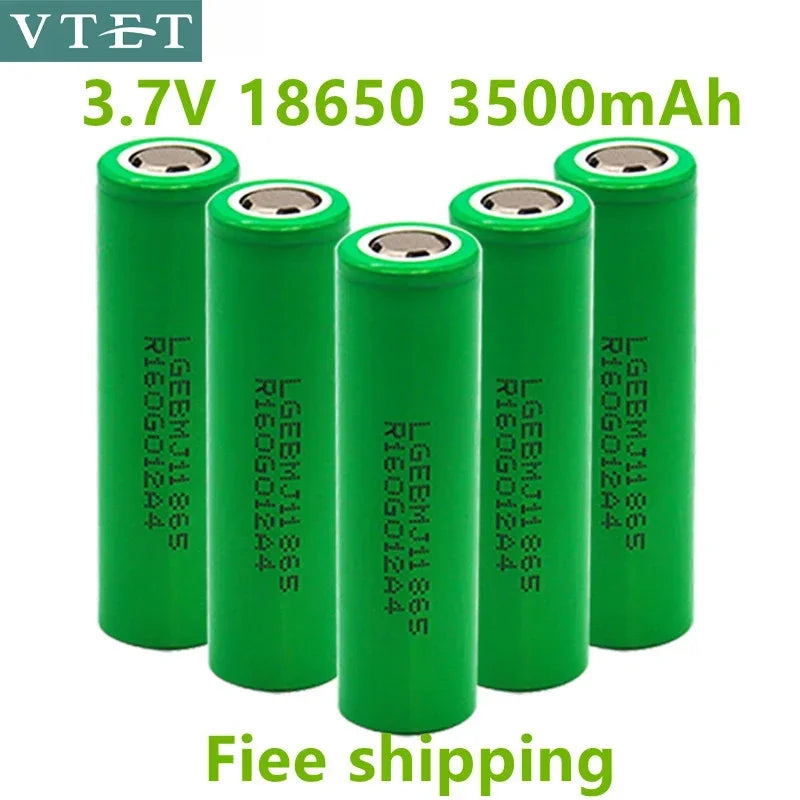 2024 New Original MJ1 3.7 V 3500mAh 18650 Lithium Rechargeable Battery for Flashlight Batteries for LG MJ1 3500mah Power Battery