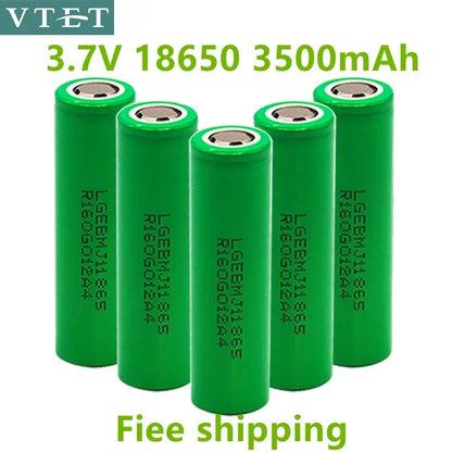 2024 New Original MJ1 3.7 V 3500mAh 18650 Lithium Rechargeable Battery for Flashlight Batteries for LG MJ1 3500mah Power Battery