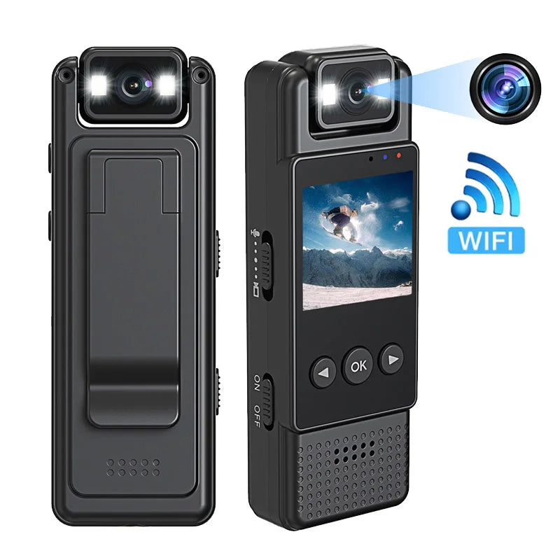 2024 Wifi Mini Camera 1080P Portable Digital Video Recorder Worn Police Small Body Cam Night Vision DVR Mini Camcorder