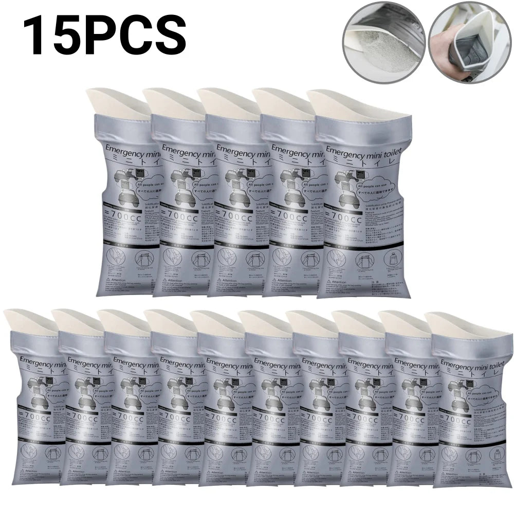 Outdoor Emergency Urinate Bags Disposable Piss Bags Travel Mini Mobile Toilet Women Men Portable Urine Bag Baby Vomiting Bag