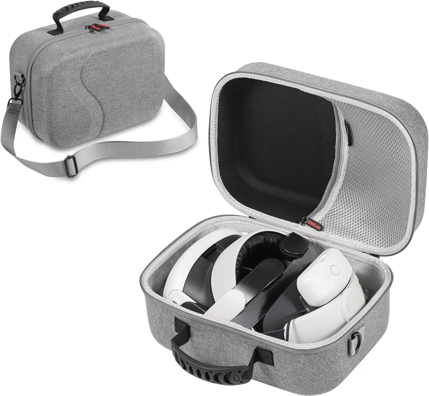 Large Carrying Case for Meta Quest 3, Hard Travel Case Compatible with Kiwi Design/BOBOVR Battery Head Strap and Other Accessory