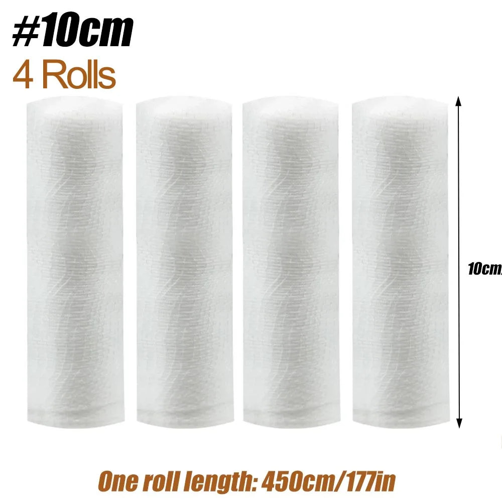 4 Rolls Premium Gauze Rolls Gauze Bandage - Super Soft Woven Stretch Gauze Bandages for Primary Wound Dressing Support