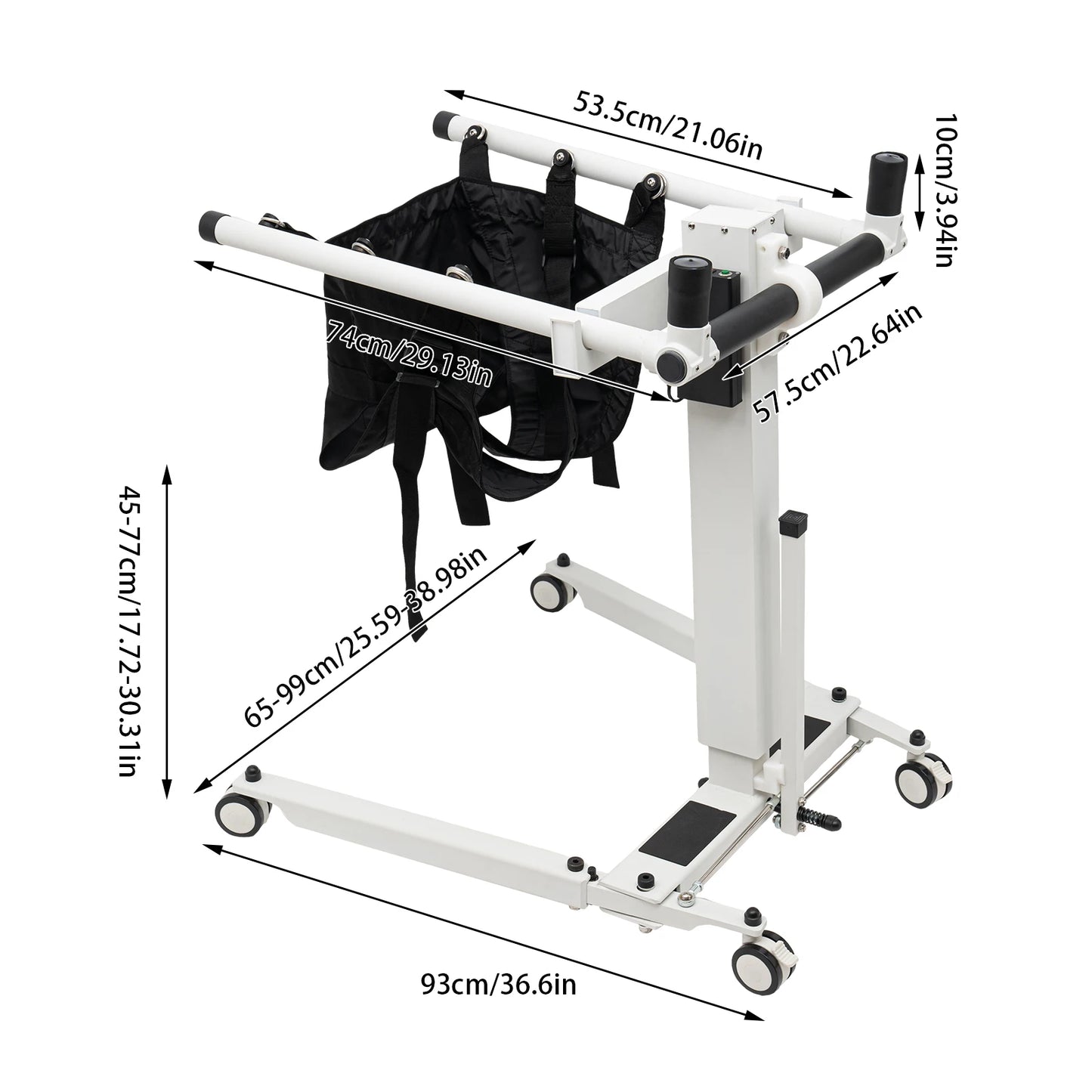 Electric Lift Shift Machine Home Bed-Ridden Lifting Elderly Disabled Paralyzed Patient Wheelchair Portable Transfer Lifter Chair