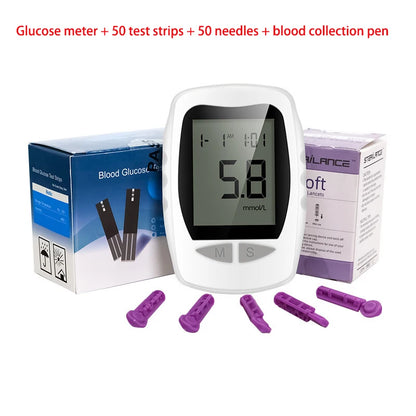 Blood Glucose Tester Household Tester Blood Analyzer Middle-Aged And Elderly Medical Blood Tester Without Adjustment