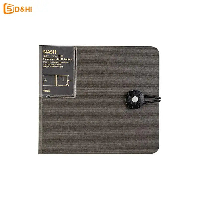 Transparent Color Plastic Disc CD Case DVD Holder Wallet Storage Bag Organizer Cover Bag Box CD DVD Album Box Cases With Buckle