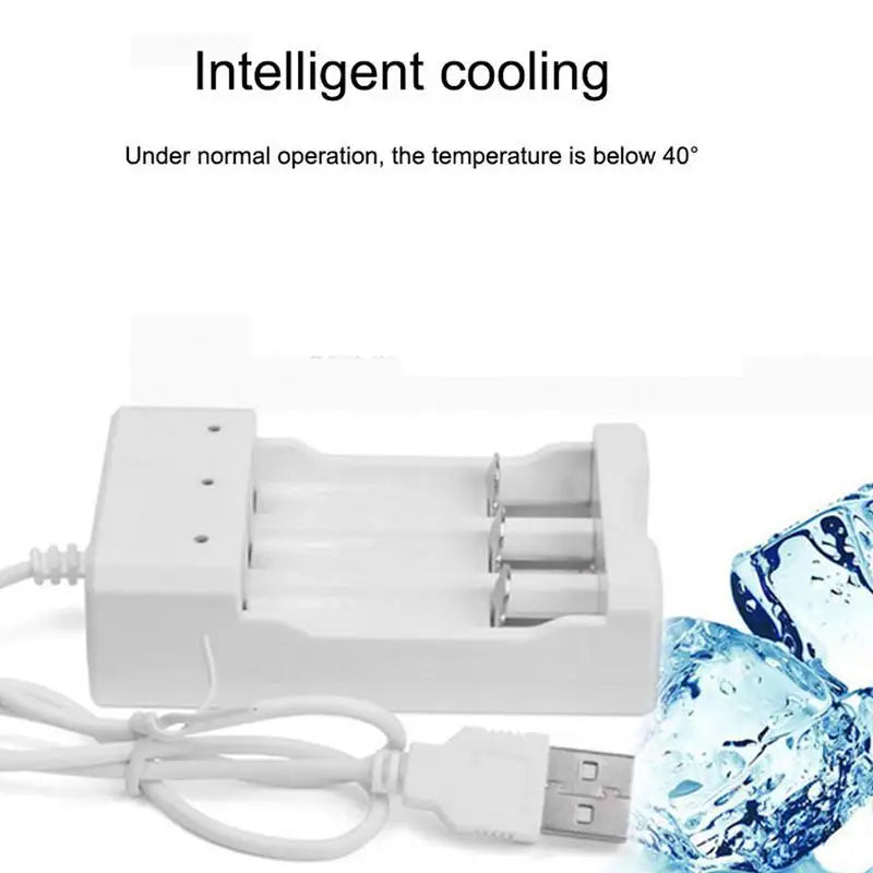 Fast Charging Battery Charger Short Circuit Protection AAA And AA Rechargeable Battery Station High Quality For Li-Ion And Ni-MH