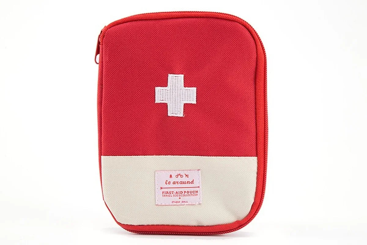 Outdoor First Aid Kit Bag Pouch Travel Outdoor Sports Emergency Kit Bag Small Pills Divider Storage Organizer