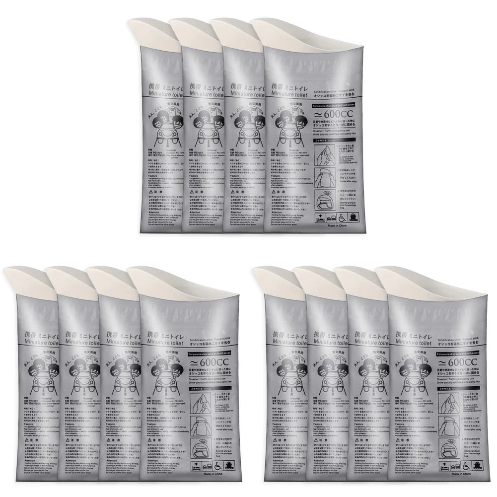 4-40pcs Outdoor Emergency Urine Bags 600ml Portable Urinal Bag for Female Baby Male Vomiting Bag Disposable Travel Mobile Toilet