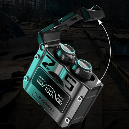 Bluetooth 5.3 Earphones Gaming Headsets TWS Wireless Headphones LED HiFi Stereo Sports Noise Reduction Touch Control Earbuds