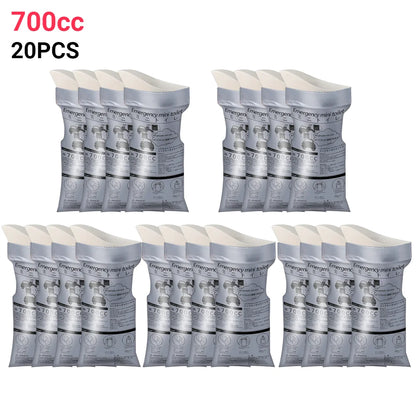 Outdoor Emergency Urinate Bags 700ml Disposable Travel Mini Mobile Toilet Portable Urine Bag Unisex Pee Bag for Female Baby Male