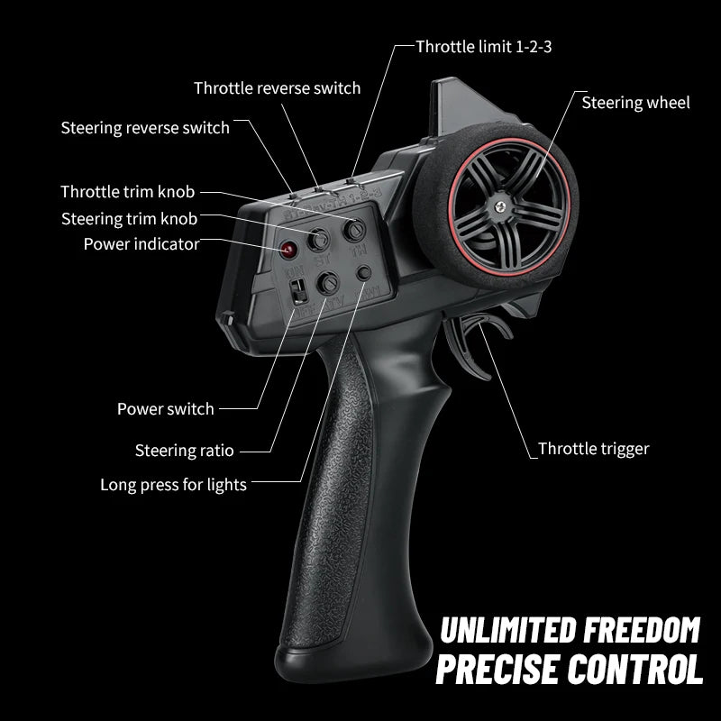 JJRC RC Car New C8809 1/18 Climbing Car 2.4G Remote Control Crawler 4WD Electric Climbing Off-Road Model Car Toys for Children