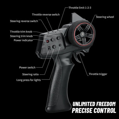 JJRC RC Car New C8809 1/18 Climbing Car 2.4G Remote Control Crawler 4WD Electric Climbing Off-Road Model Car Toys for Children