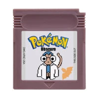 GBC Game Cartridge Pokemon Series Black White Genesis Creepy Black Dark Energy 16 Bit Video Game Console Card