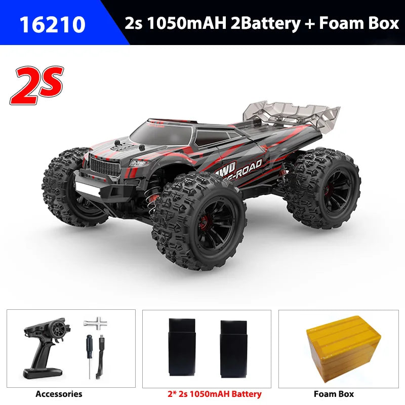 Rc Car MJX Hyper Go 16208/16209/16210 Brushless High-Speed 4WD Remote Control Off-Road Big Wheel Truck Rc Cars Toys for Adults