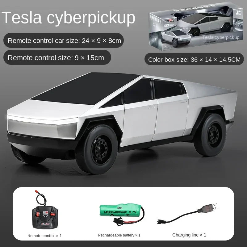 Explosive Cyberpickup electric cool remote control car Tesla remote control  children's toys wholesale stall large birthday gift