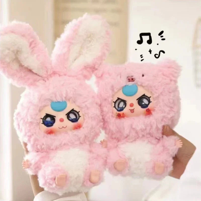 Baby Three 12 Chinese Zodiac Series Plush Blind Box Toys Mystery Box Cajas Misteriosas Anime Figures Kawaii Dolls for Girls Toys