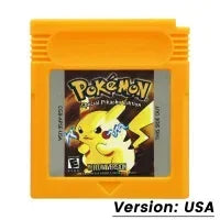 GBC Game Pokemon Series 16 Bit Video Game Cartridge Console Card Red Blue Crystal Gold Green Silver Yellow with Multi-language