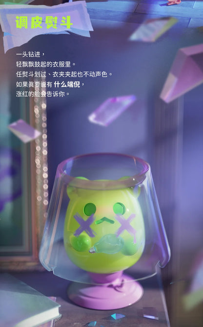 Finding Unicorn ShinWoo Ghost bear house Series  Blind Box Toys Cute Action Anime Figure Kawaii Mystery Box Designer Model  Gift