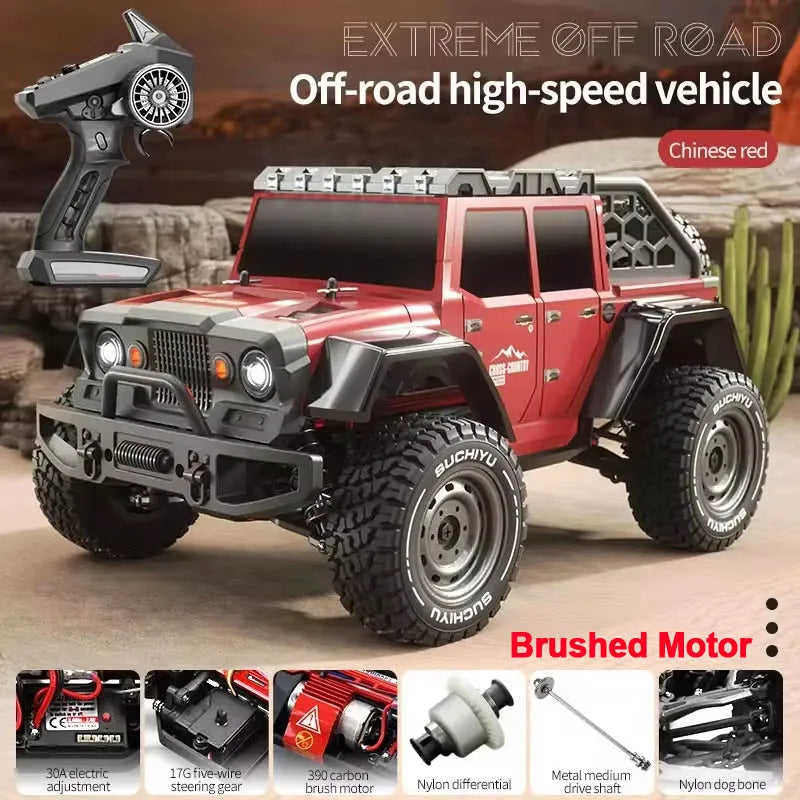 1/16 4x4 Off-Road Rc Car 4WD Brushless Drift Car 70KM/H High-Speed Remote Control Electric Vehicle Toy for Birthday Gift for Kid