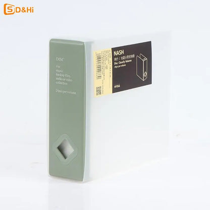 1PC CD Case 24 CD Capacity Storage Box For Bedroom Car Special CD Package CD Finishing Box Bedroom Car CD Case